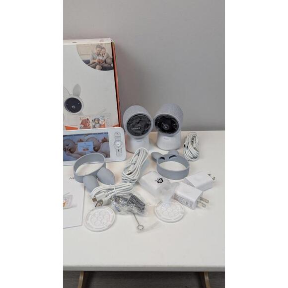 Baby Monitor 2 Cameras, 3MP Baby Camera 2Pack with 5-inch LCD Screen App Control - Picture 3 of 9